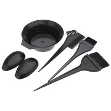 5Pcs Styling Hairdressing Brushes Bowl Comb Earmuff Professional Salon Hair Color Dye Tint Tools Set Styling Accessories TIML66 TIML66