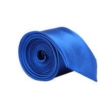 5cm classic skinny slim ties solid color plain silk for men jacquard woven necktie tie 20 colors TIML66