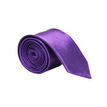 5cm classic skinny slim ties solid color plain silk for men jacquard woven necktie tie 20 colors TIML66
