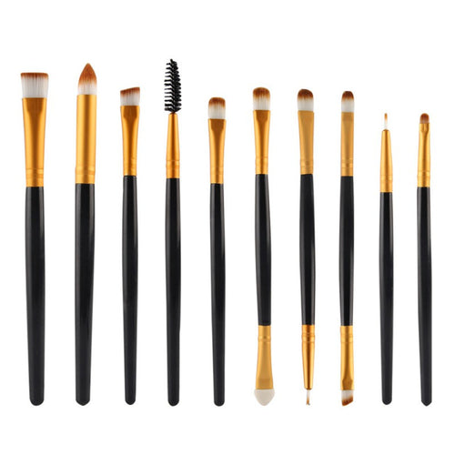 10 Pieces Professional Makeup Brushes Tools Set Makeup Brushes Kit Beauty Brush TIML66