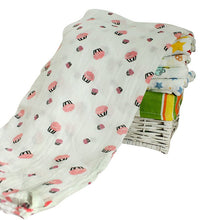 120x120cm Muslin Baby Cartoon Cute Swaddling Blanket born Infant Cotton Warm Swaddle Towel TIML66