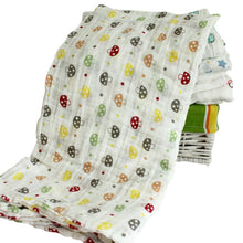 120x120cm Muslin Baby Cartoon Cute Swaddling Blanket born Infant Cotton Warm Swaddle Towel TIML66