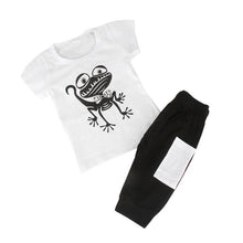 2pcs Baby Clothes Toddler Kids Boys Girls Frog Pattern T-shirt Tops+Shorts Pants Children Outfits Clothing Sets TIML66