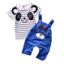 baby boy girl clothing sets cotton cartoon overalls tops t-shirts jumpsuits romper set kid clothes outfits suit TIML66