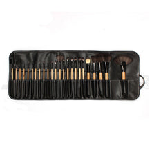 24pcs pro makeup brush foundation eye shadows lipsticks powder make up brushes tools pu bag pincel maquiagem TIML66