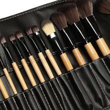 24pcs pro makeup brush foundation eye shadows lipsticks powder make up brushes tools pu bag pincel maquiagem TIML66