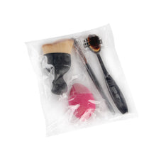 4pcs MAANGE Contour Foundation Brush Kit Makeup Brushes Cosmetic S Shape Cream Powder Blush Makeup Brush Set TIML66