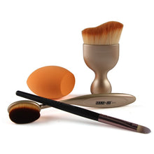 4pcs MAANGE Contour Foundation Brush Kit Makeup Brushes Cosmetic S Shape Cream Powder Blush Makeup Brush Set TIML66