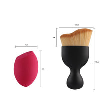 4pcs MAANGE Contour Foundation Brush Kit Makeup Brushes Cosmetic S Shape Cream Powder Blush Makeup Brush Set TIML66
