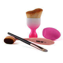 4pcs MAANGE Contour Foundation Brush Kit Makeup Brushes Cosmetic S Shape Cream Powder Blush Makeup Brush Set TIML66