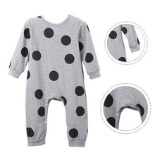 Kids Clothes Cotton Cute Toddler Baby Girls Boys Romper Polka Dot Jumpsuit Children Outfits TIML66