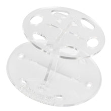 Cosmetic Shelf Rack Toothbrush Makeup Brush Organizer Acrylic 6 Hole Oval Makeup Brush Holder For Stand Drying Brush TIML66