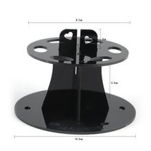 Cosmetic Shelf Rack Toothbrush Makeup Brush Organizer Acrylic 6 Hole Oval Makeup Brush Holder For Stand Drying Brush TIML66
