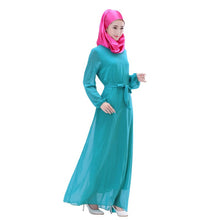 women chiffon long sleeve lkaftan abaya jilbab islamic muslim cocktail ong dress TIML66