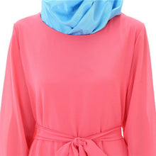 women chiffon long sleeve lkaftan abaya jilbab islamic muslim cocktail ong dress TIML66