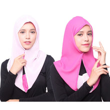 New Women Headwear Two Way Use Muslim Chiffon Hijab Cover Islamic Scarf Caps Shawls Headscarf Y09 TIML66