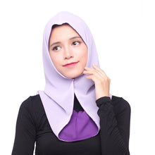 New Women Headwear Two Way Use Muslim Chiffon Hijab Cover Islamic Scarf Caps Shawls Headscarf Y09 TIML66