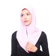 New Women Headwear Two Way Use Muslim Chiffon Hijab Cover Islamic Scarf Caps Shawls Headscarf Y09 TIML66