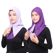New Women Headwear Two Way Use Muslim Chiffon Hijab Cover Islamic Scarf Caps Shawls Headscarf Y09 TIML66