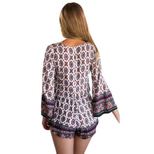 women jumpsuit sexy boho playsuits long sleeve casual pant rompers TIML66