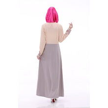 Women's Party Muslim Abaya Jilbab Islamic Maxi Dress Cocktail Long Sleeve Dress TIML66