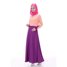 Women's Party Muslim Abaya Jilbab Islamic Maxi Dress Cocktail Long Sleeve Dress TIML66