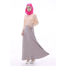 Women's Party Muslim Abaya Jilbab Islamic Maxi Dress Cocktail Long Sleeve Dress TIML66