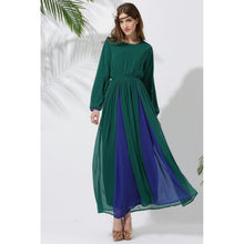 elegant women long chiffon dress vintage kaftan jilbab islamic muslim abaya cocktail party TIML66