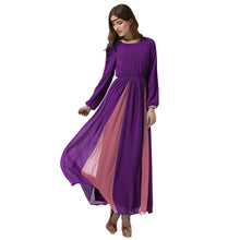 Elegant Long Chiffon Dress Vintage Kaftan Jilbab Islamic Muslim Abaya Cocktail Party Y6 TIML66