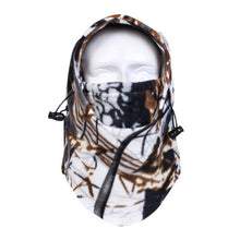 Outdoor Anti-cold Warm Hat Men Women Cycling Ski Masks Camouflage Fleece Hooded Caps  TIML66