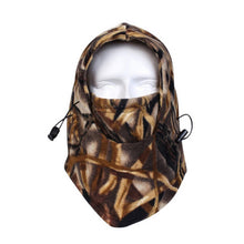 Outdoor Anti-cold Warm Hat Men Women Cycling Ski Masks Camouflage Fleece Hooded Caps  TIML66