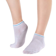 Women's Fitness Pilates Socks Colorful Non Slip Massage Toe Durable Dance S Ankle Grip Exercise Printed Letter Socks TIML66