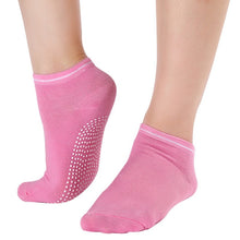 Women's Fitness Pilates Socks Colorful Non Slip Massage Toe Durable Dance S Ankle Grip Exercise Printed Letter Socks TIML66