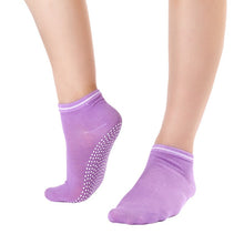 Women's Fitness Pilates Socks Colorful Non Slip Massage Toe Durable Dance S Ankle Grip Exercise Printed Letter Socks TIML66