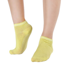 Women's Fitness Pilates Socks Colorful Non Slip Massage Toe Durable Dance S Ankle Grip Exercise Printed Letter Socks TIML66