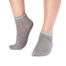 Women's Fitness Pilates Socks Colorful Non Slip Massage Toe Durable Dance S Ankle Grip Exercise Printed Letter Socks TIML66