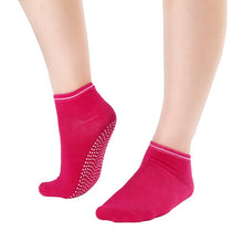 Women's Fitness Pilates Socks Colorful Non Slip Massage Toe Durable Dance S Ankle Grip Exercise Printed Letter Socks TIML66