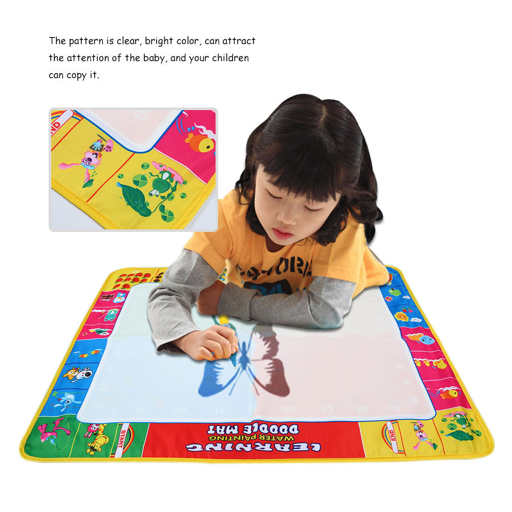 80 * 60 CM Water Drawing Mat Non-toxic Drawing Toys Board Painting and Writing Doodle With Magic Pen for Baby Kids Drawing Board TIML66 TIML66