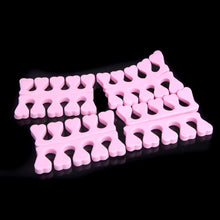 8Pcs Health Peach Heart Soft Finger Toe Separators Nail Art Tool Pink TIML66 TIML66