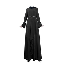 Abaya Jilbab Kaftan Lotus Leaf Maxi Dress Women Islamic Maxi Evening Party Dresses PY3 TIML66