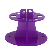 acrylic makeup brush holder stand drying brush cosmetic shelf rack toothbrush  hole oval makeup brush organizer TIML66