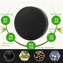 activated charcoal crystals handmade soap face skin whitening soap for remove blackhead and oil control washing TIML66