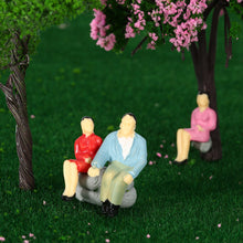 All Seated and People Model 50Pcs Painted Figures Train Passengers Model People Model Building Layout 1:50 Scale TIML66 TIML66