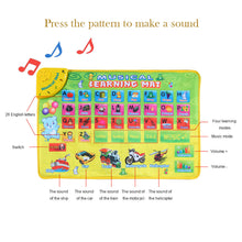 Alphabet Flash Music Carpet Blanket Baby Toys Play Mats Musical Learning Mat Four Learning Modes Educational Kids Toy 74 * 49 CM TIML66 TIML66