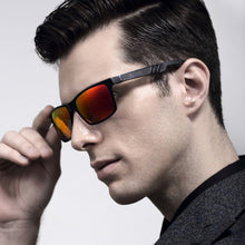 aluminum polarized lens sunglasses men mirror sun glasses driving glasses square goggle eyewear accessories TIML66