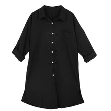 antumn women casual blouses front pocket side slit turn down collar shirt long sleeve women tops plus size blusas TIML66