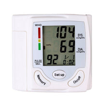 Automatic Digital Wrist Cuff Blood Pressure Monitor Arm Meter Pulse Sphygmomanometer Heart Beat Meter PY7 TIML66