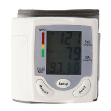 Automatic Digital Wrist Cuff Blood Pressure Monitor Arm Meter Pulse Sphygmomanometer Heart Beat Meter PY7 TIML66