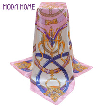 Bandana Scarf Women Kerchief Square Scarf Ladies Printed Elegant Thin Shawl Stain Silk Scarf Square Bufandas Mujer Seda TIML66 TIML66