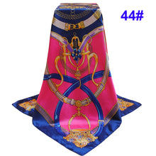 Bandana Scarf Women Kerchief Square Scarf Ladies Printed Elegant Thin Shawl Stain Silk Scarf Square Bufandas Mujer Seda TIML66 TIML66